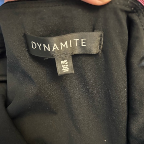 Dynamite Velour Straight Leg Jumpsuit - Picture 4 of 5